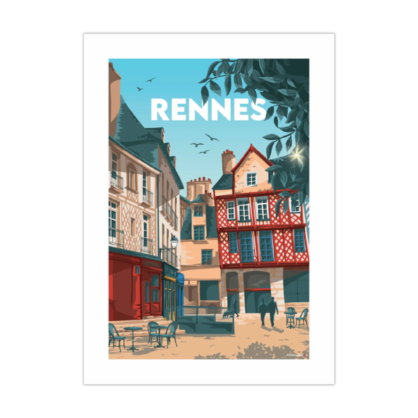 Parallèle 48 - Affiche Rennes (Place Sainte-Anne)