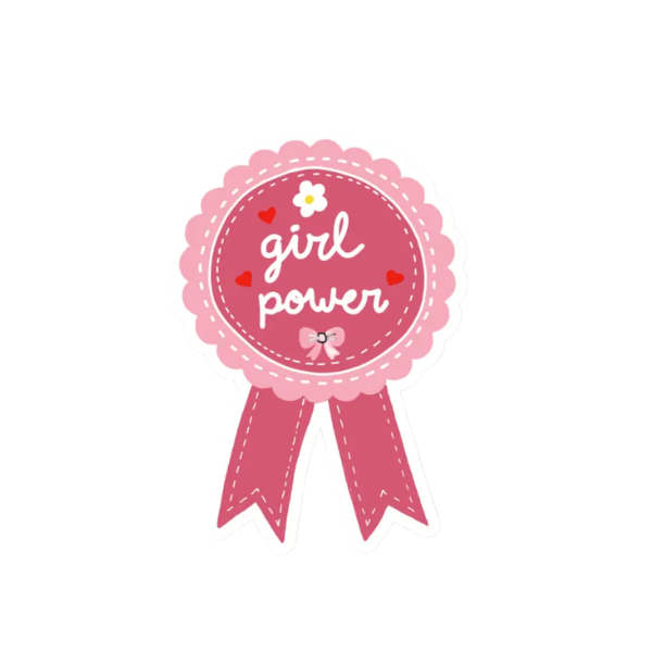 Popette - Sticker - Badge girl power