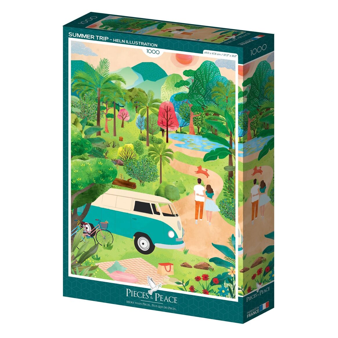 Puzzle Pieces&Peace 1000 pièces - Summer Trip