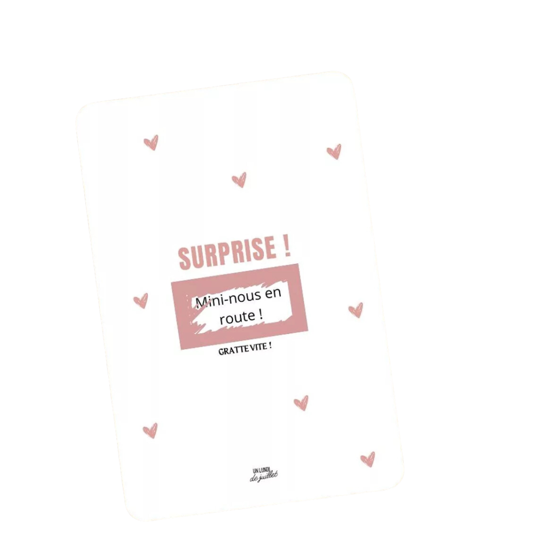 Carte à gratter - Surprise
