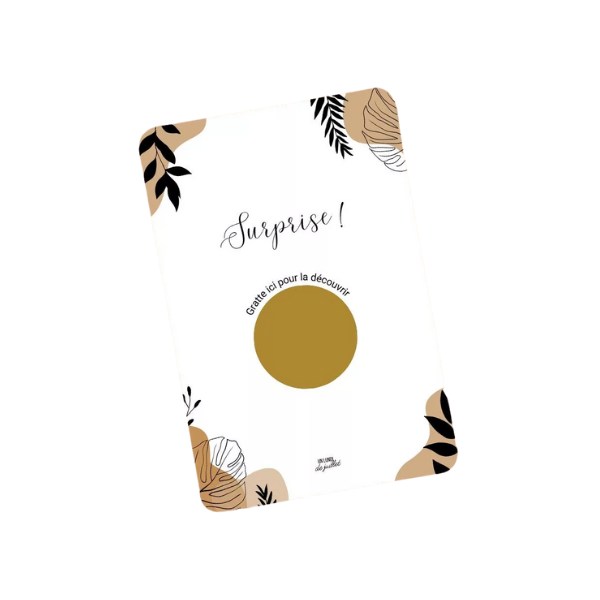 Carte à gratter - Surprise...