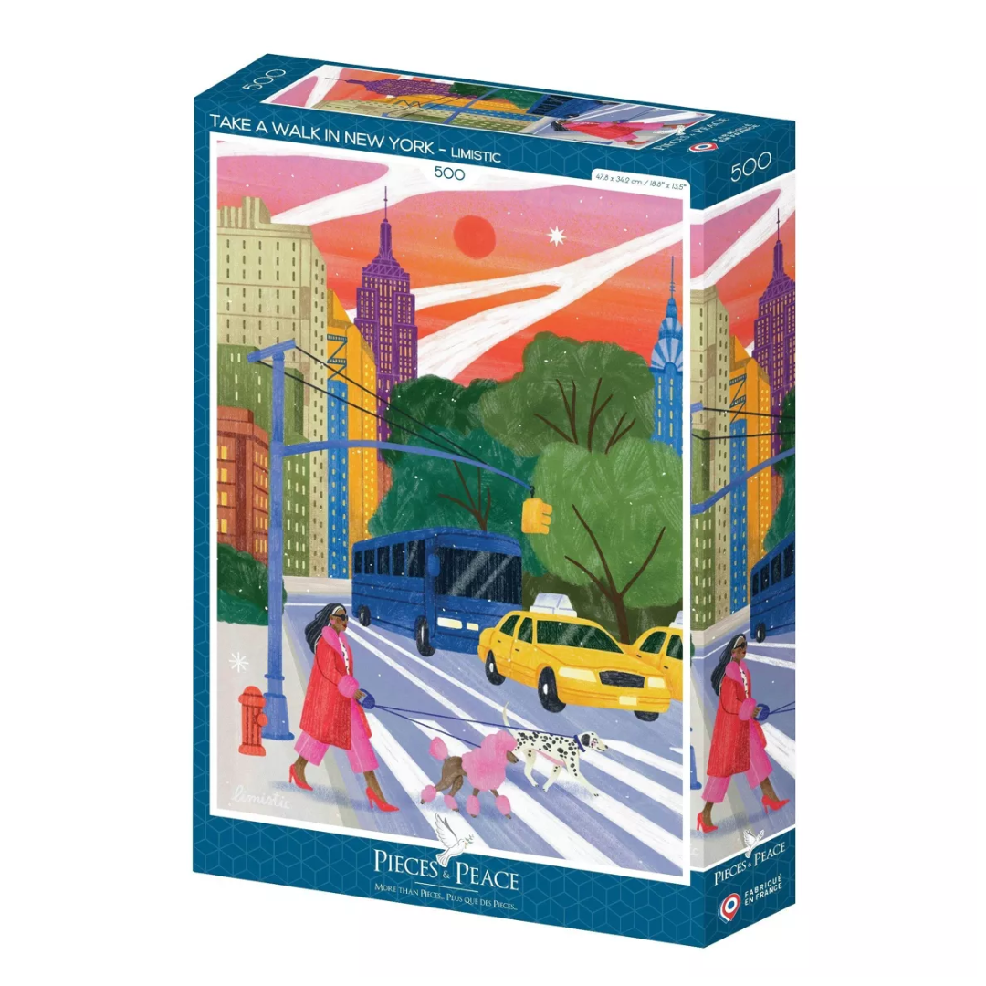 Puzzle Piece&Peace 500 pièces - Take a Walk in New York