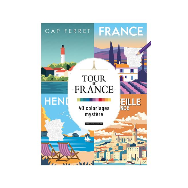 Tour de France - 40 coloriages mystères