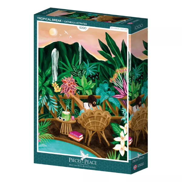 Puzzle Pieces&Peace 1000 Pièces - Tropical Break