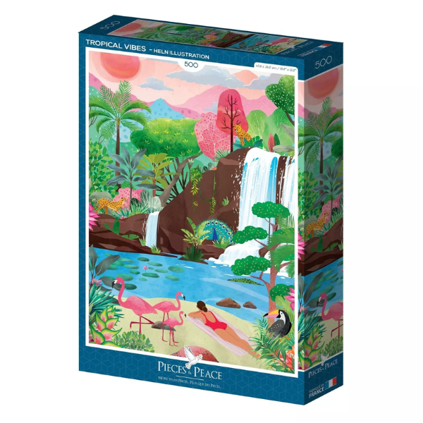 Puzzle Piece&Peace 500 pièces - Tropical Vibes