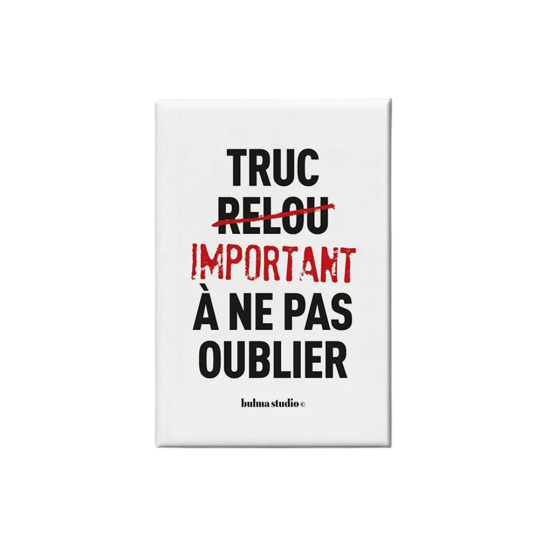 Bulma - Magnet Truc important à ne pas oublier!