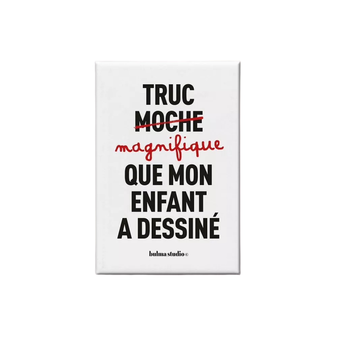 Bulma - Magnet Truc moche dessiné par mon enfant
