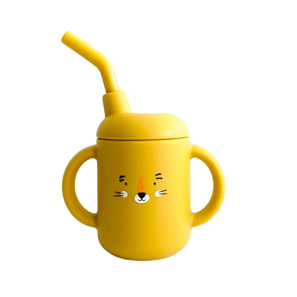 Les petits citrons - Verre à paille Jaune