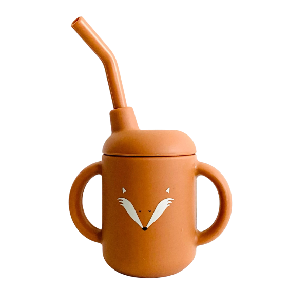 Les petits citrons - Verre à paille Ocre