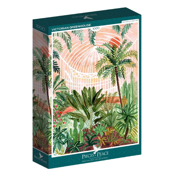 Puzzle Pieces&Peace 1000 Pièces - Victorian Greenhouse