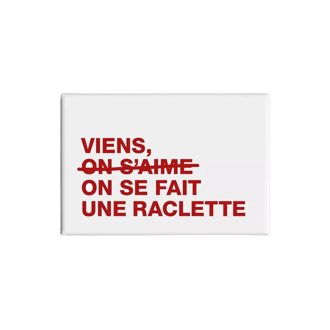 Bulma - Magnet Viens on s'aime, on se fait une raclette