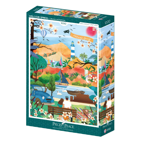 Puzzle Pieces&Peace 1000 Pièces - Welcome Spring