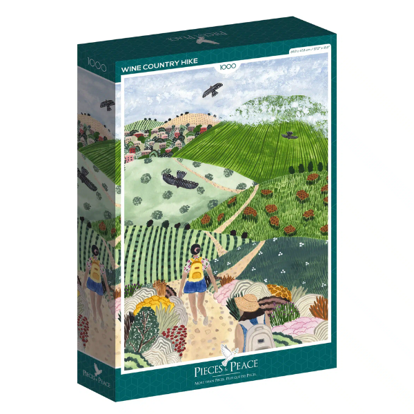 Puzzle Pieces&Peace 1000 Pièces - Wine Country Hike
