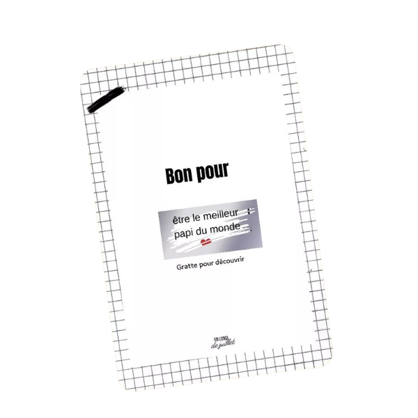 Carte à gratter - Bon pour...