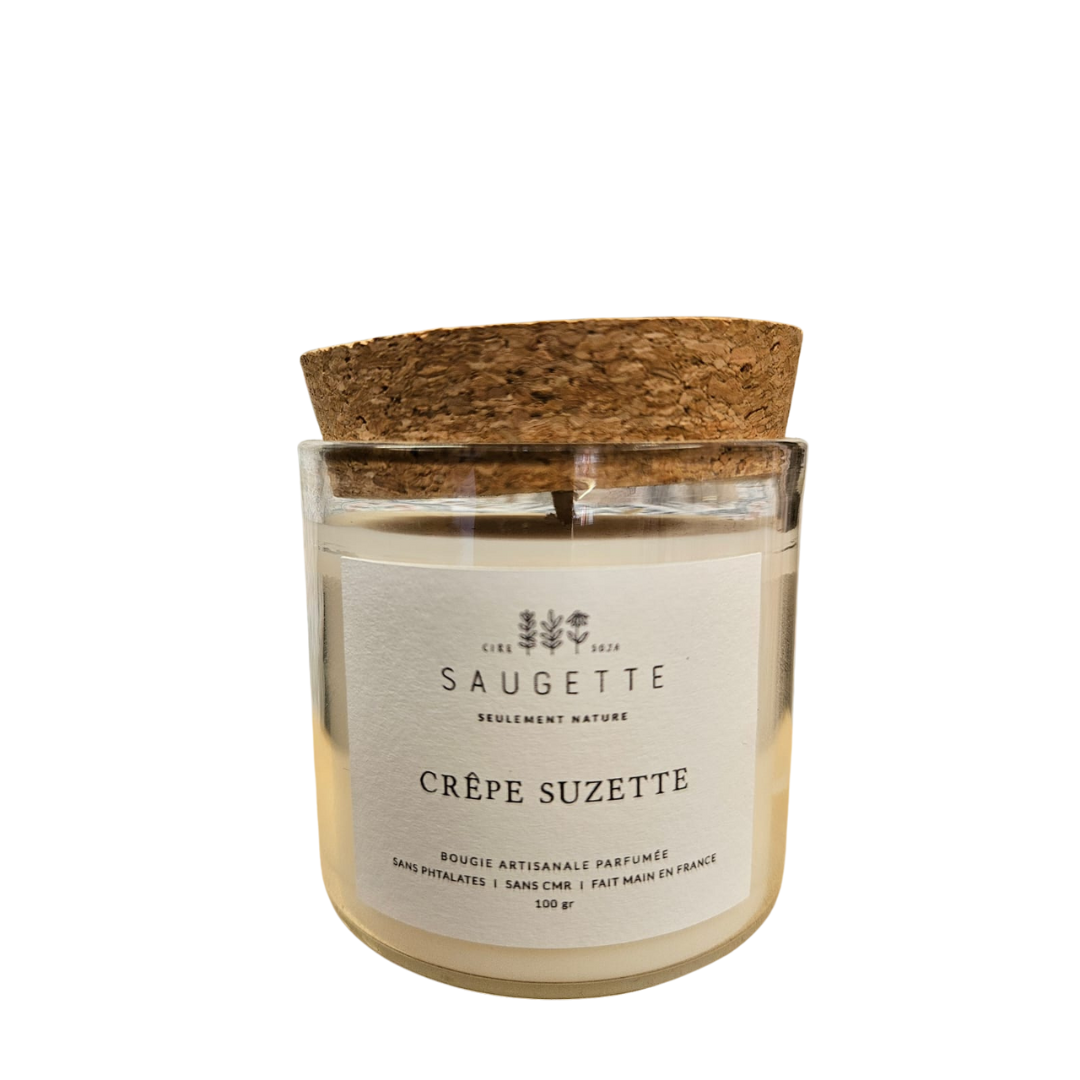 Saugette - Bougies artisanale Crêpe suzette