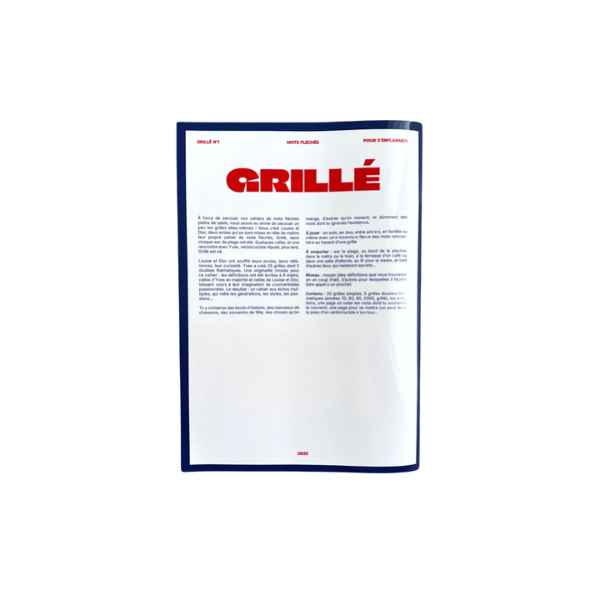 Grillé - Les mot fléchés Niveau Chaud