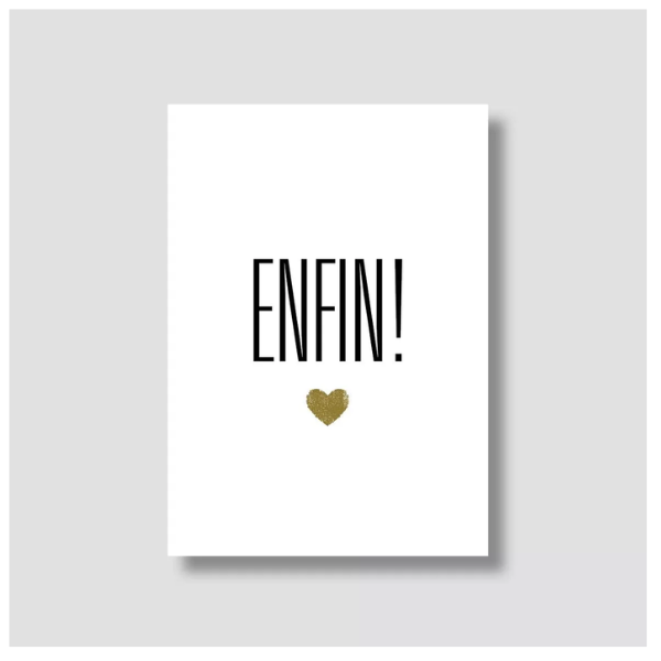 Bulma Carte Mariage - "Enfin!"