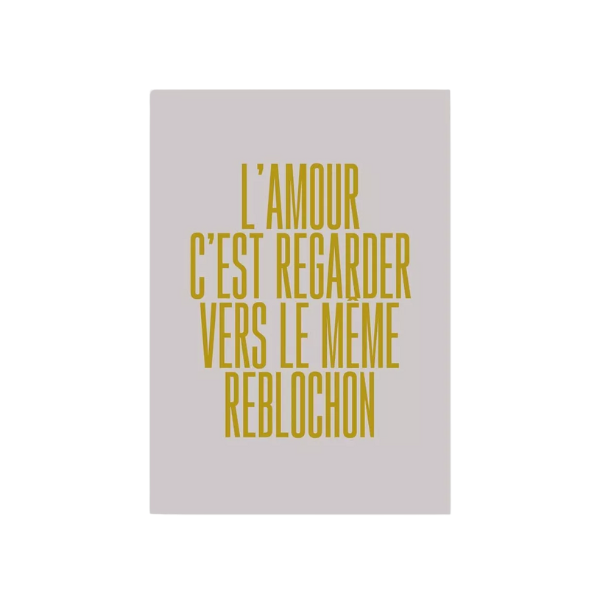 Bulma Carte postale - Amour et reblochon