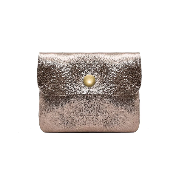 Porte-monnaie Luce metal - Etain