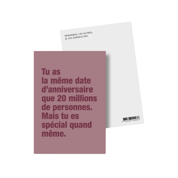 Bulma Carte anniversaire - Tu as La Même Date D’anniversaire