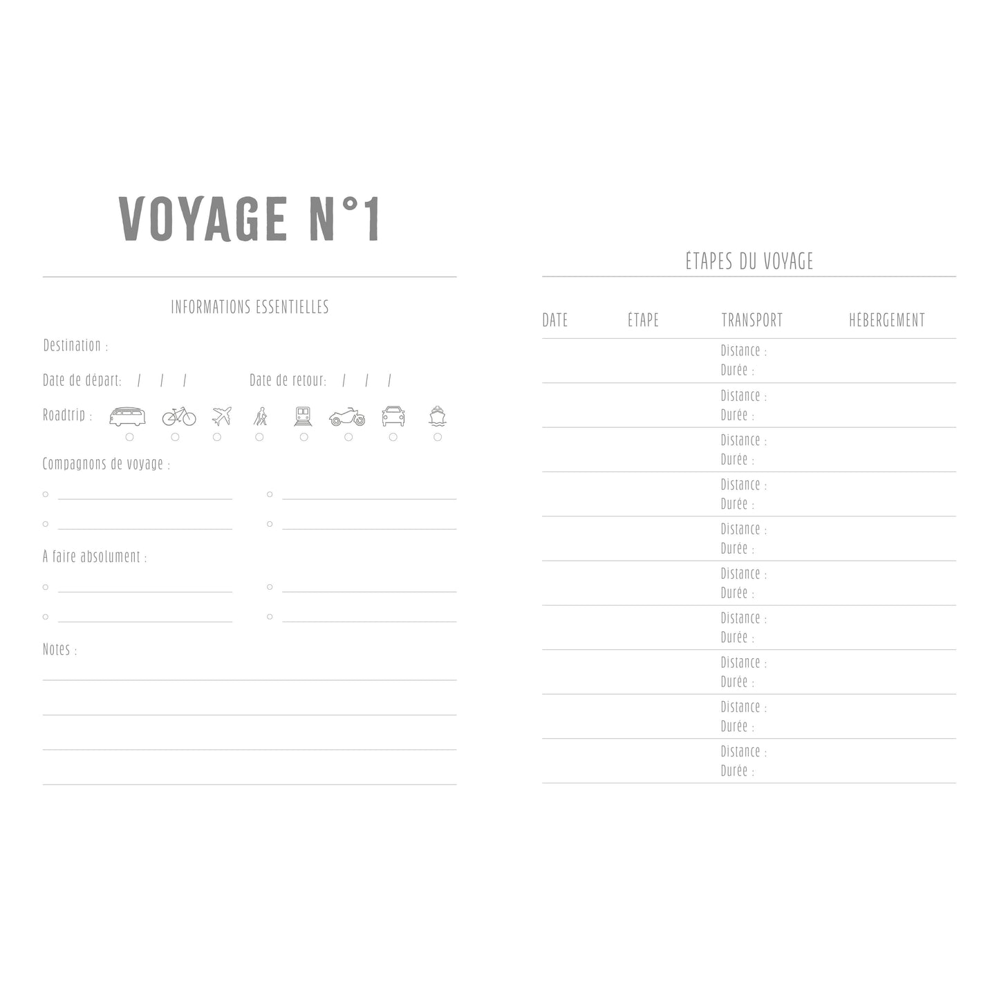 Aventura édition - Carnet road -trip moto