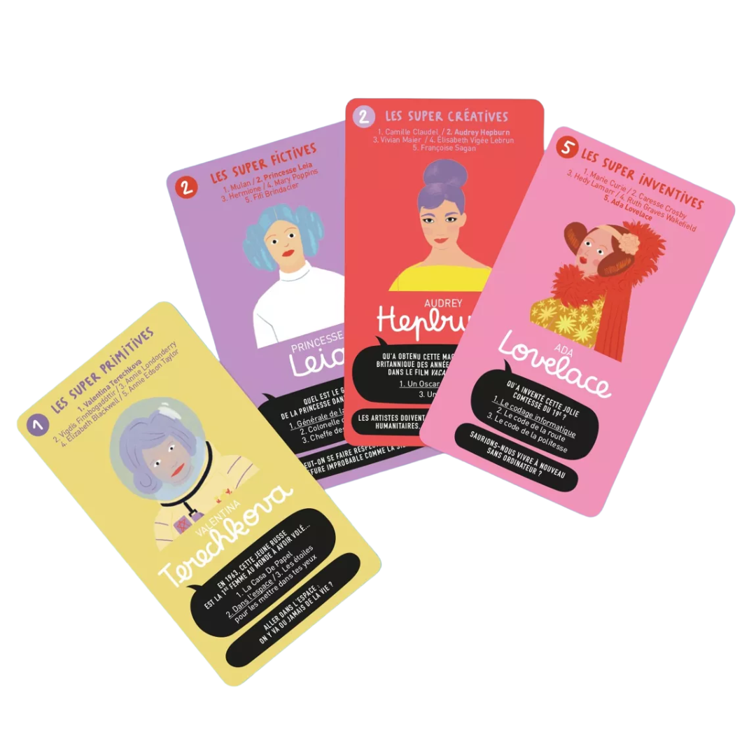 SUPER NANAS - Le jeu de 7 familles Minus