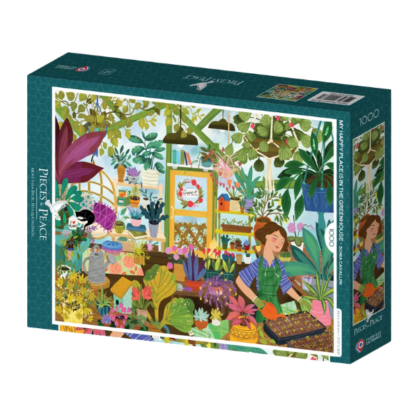Puzzle Pieces&Peace 1000 Pièces - Mon Lieu Préféré : la Serre