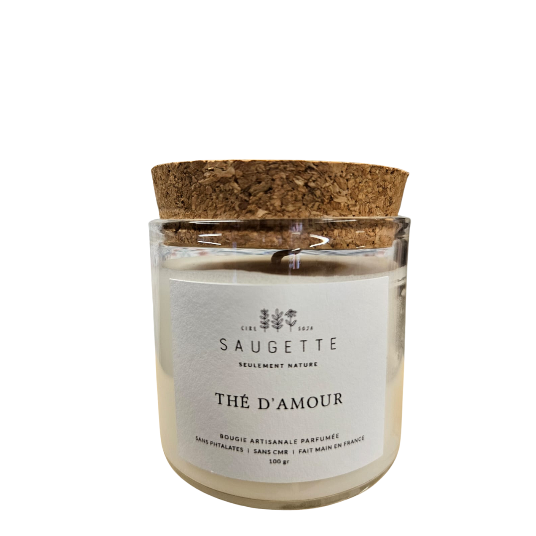 Saugette - Bougies artisanale Thé d'amour