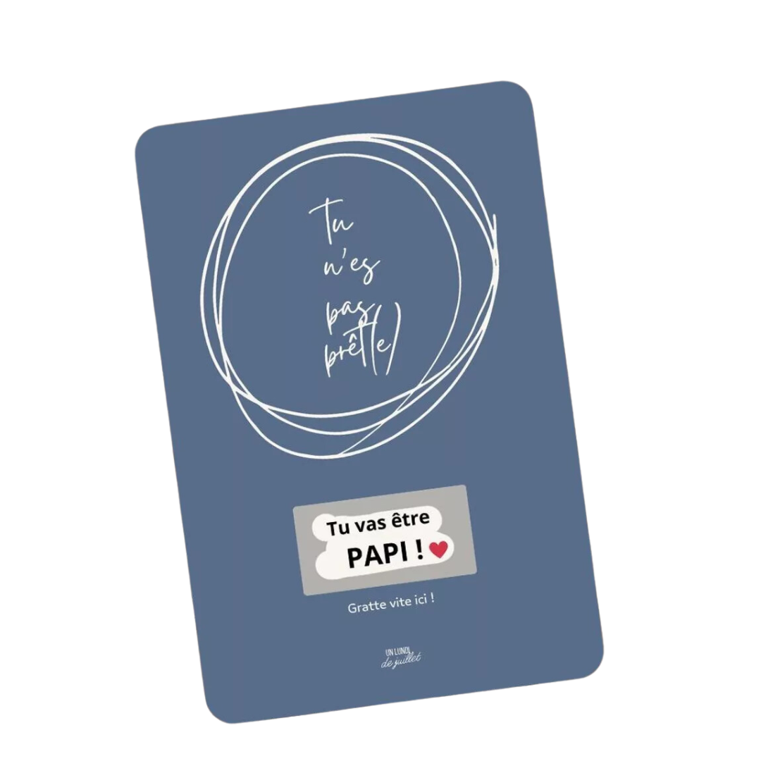 Carte à gratter - Tu n'es pas prêt(e) ...