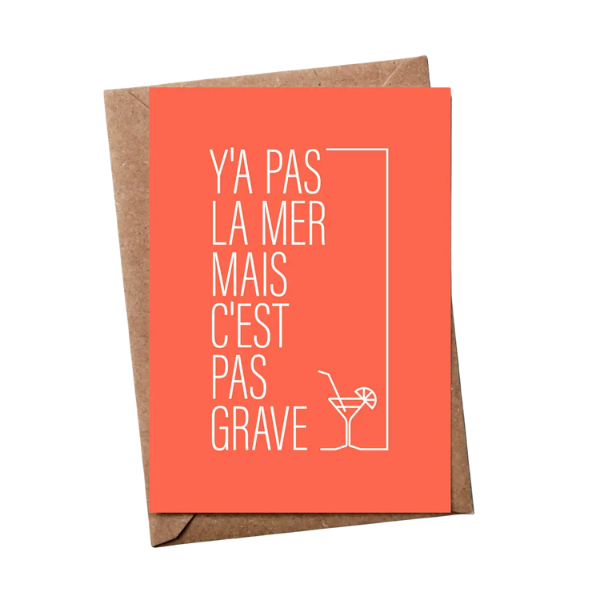 Bulma Carte vacances - y a pas la mer