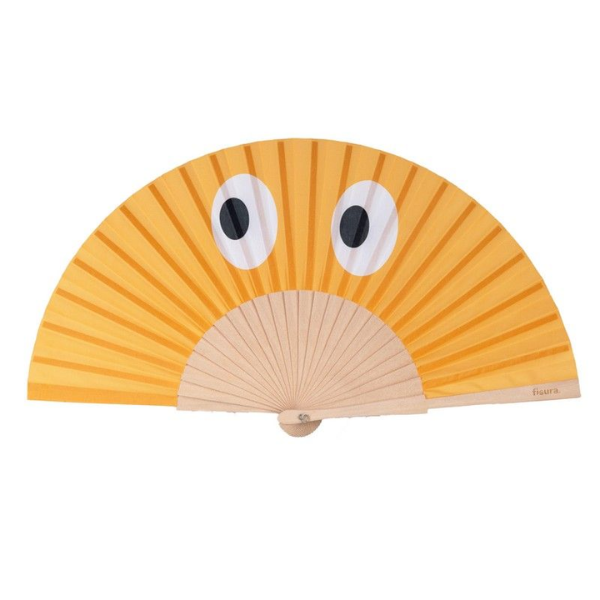 Fisura - Éventails « yeux » orange