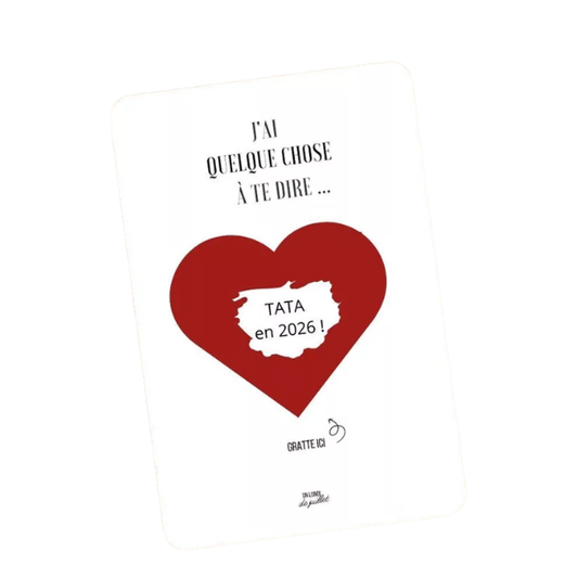 Carte à gratter - J'ai quelque chose à te dire