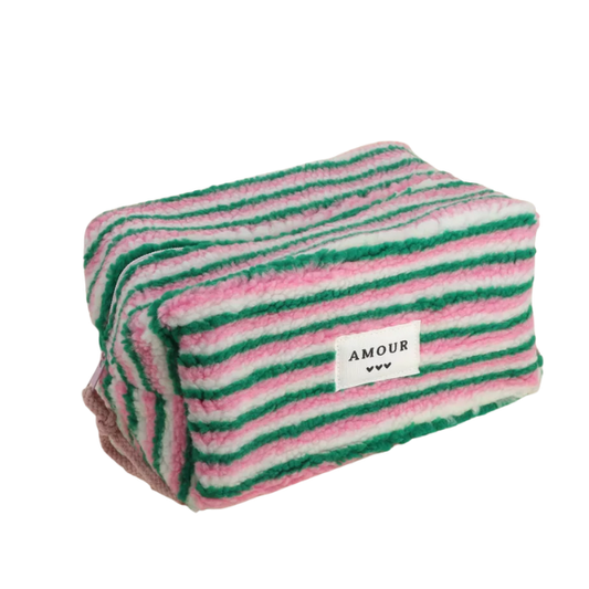 Bohm - Trousse de toilette - Moumoutte Vert et rose