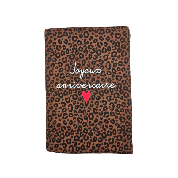 Atelier Wagram - Protège carnet A5 + carnet inclus - Joyeux anniversaire