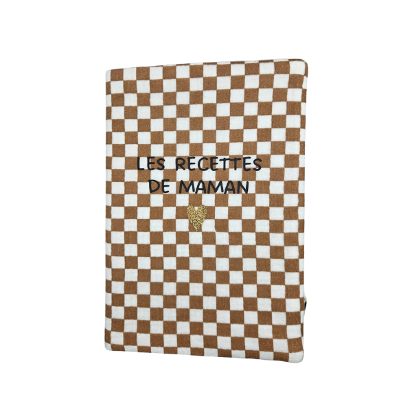 Atelier Wagram - Protège carnet A5 + carnet inclus - Les recettes de Maman