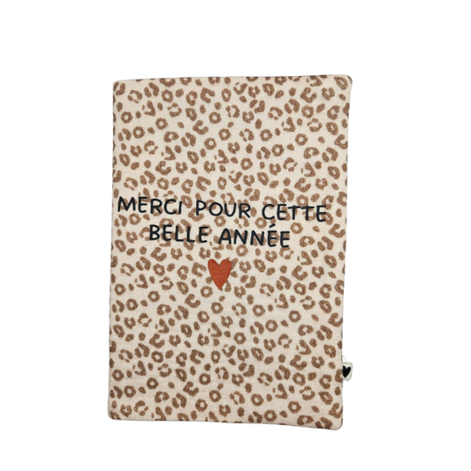 Atelier Wagram - Protège carnet A5 + carnet inclus - Merci pour cette belle année