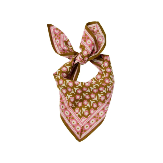 Bonheur du jour - Petit foulard - Isha Absynthe