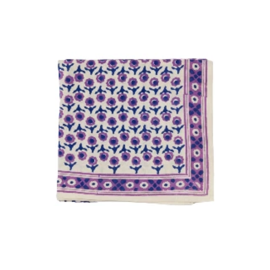 Bonheur du jour - Foulard Indien - Isha Cassis