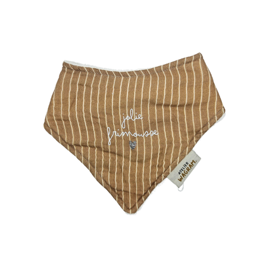 Atelier Wagram - Bavoir Bandana - Jolie frimousse