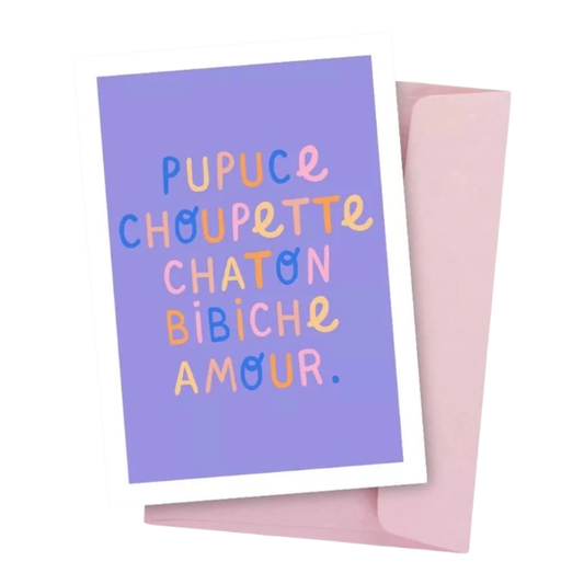 POSE - Carte postale Bibiche