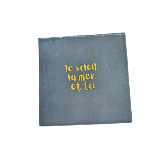 Studio Meuk - Carreau à accrocher - Le soleil, la mer et toi