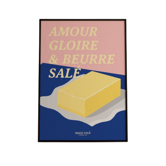 Breizh club - Affiche "Amour Gloire et Beurre Salé"