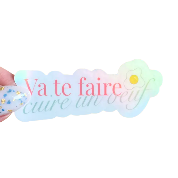 Sticker - Va te faire cuire un oeuf