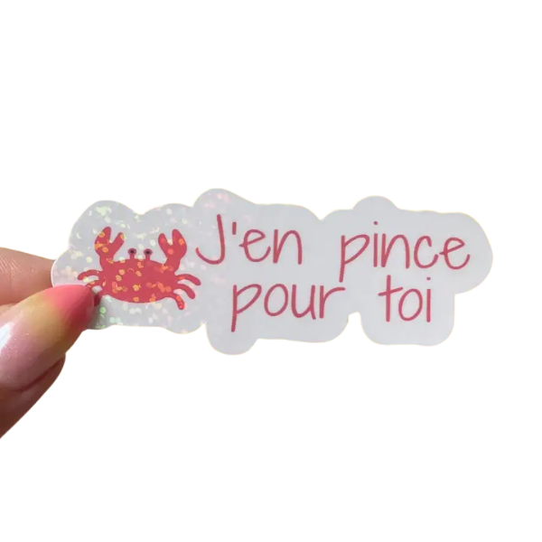 Sticker - j'en pince pour toi