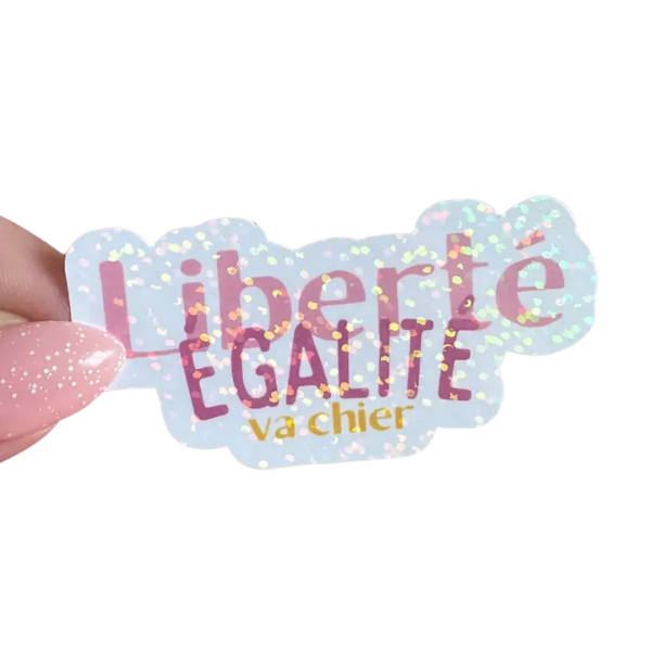 Sticker - liberté, égalité, va chier