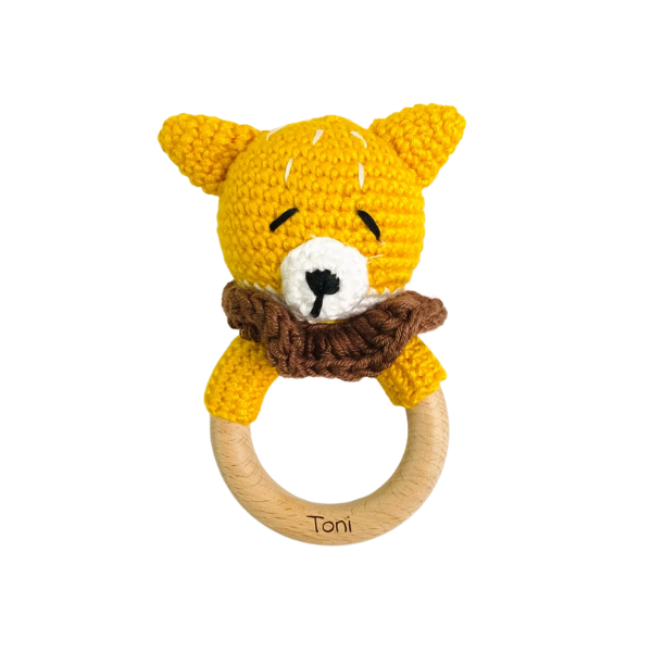 Hochet en crochet pour Bébé - Renard