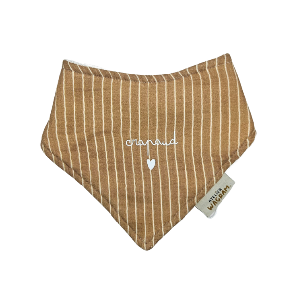 Atelier Wagram - Bavoir Bandana - Crapaud