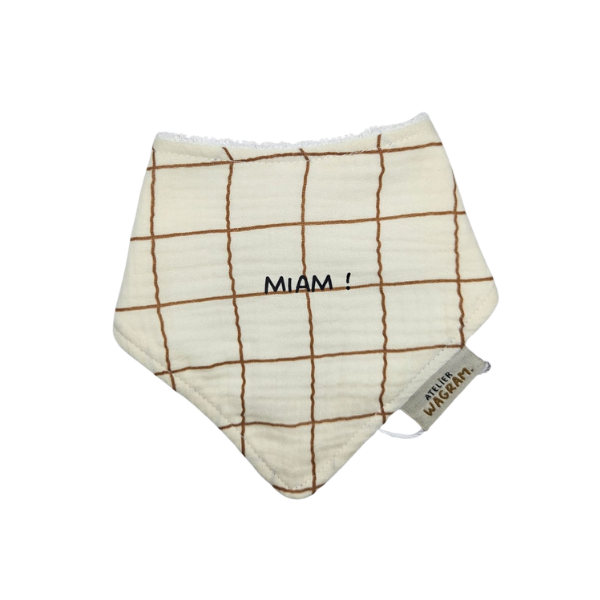 Atelier Wagram - Bavoir Bandana - Miam