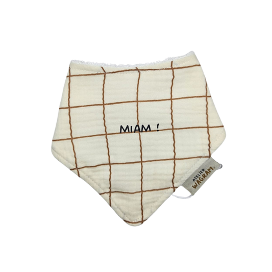 Atelier Wagram - Bavoir Bandana - Miam