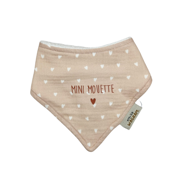 Atelier Wagram - Bavoir Bandana - Mini mouette